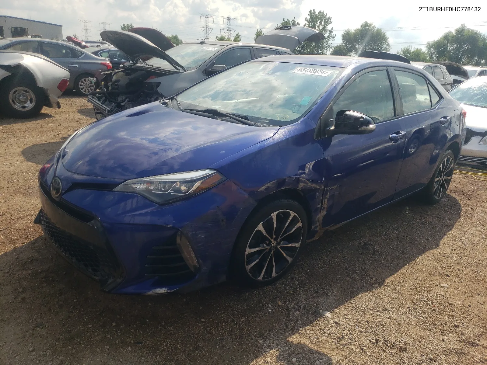 2T1BURHE0HC778432 2017 Toyota Corolla L