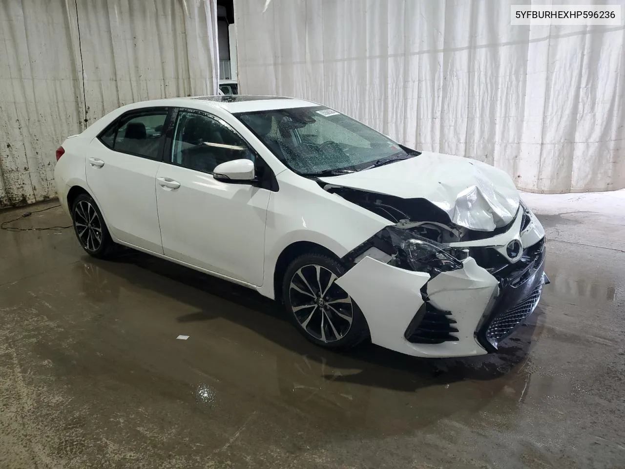 2017 Toyota Corolla L VIN: 5YFBURHEXHP596236 Lot: 65568384