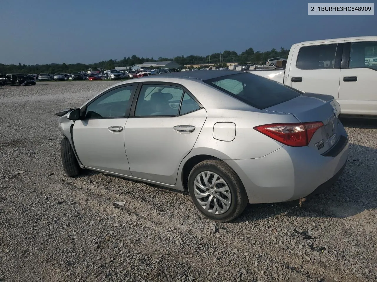 2017 Toyota Corolla L VIN: 2T1BURHE3HC848909 Lot: 66172494