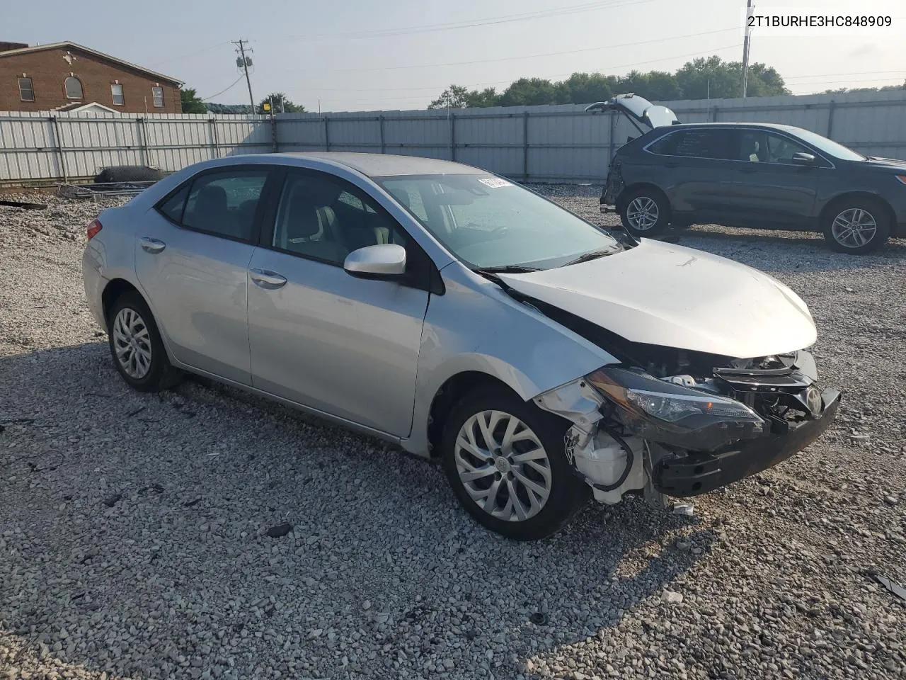 2017 Toyota Corolla L VIN: 2T1BURHE3HC848909 Lot: 66172494