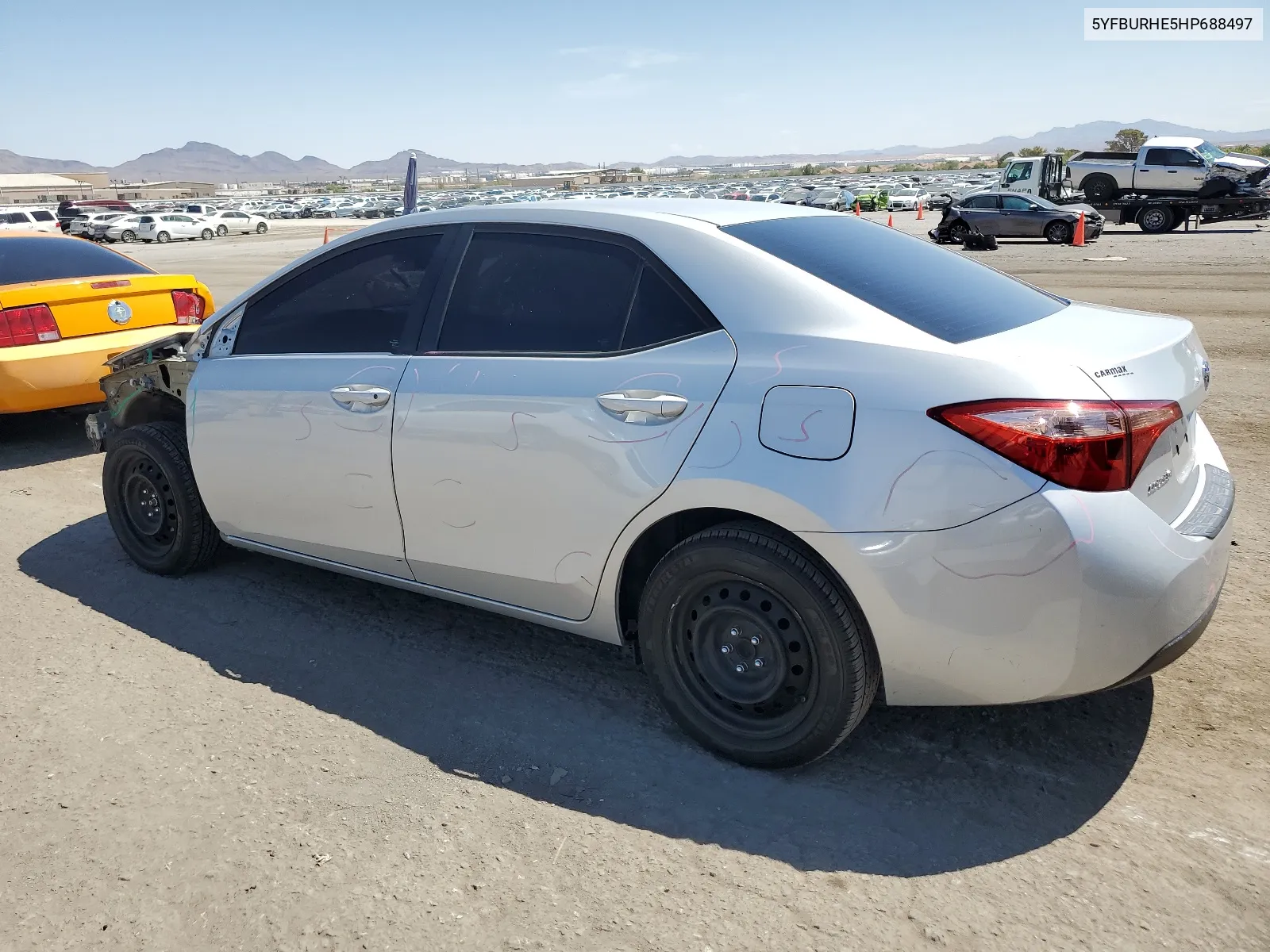 2017 Toyota Corolla L VIN: 5YFBURHE5HP688497 Lot: 66417504