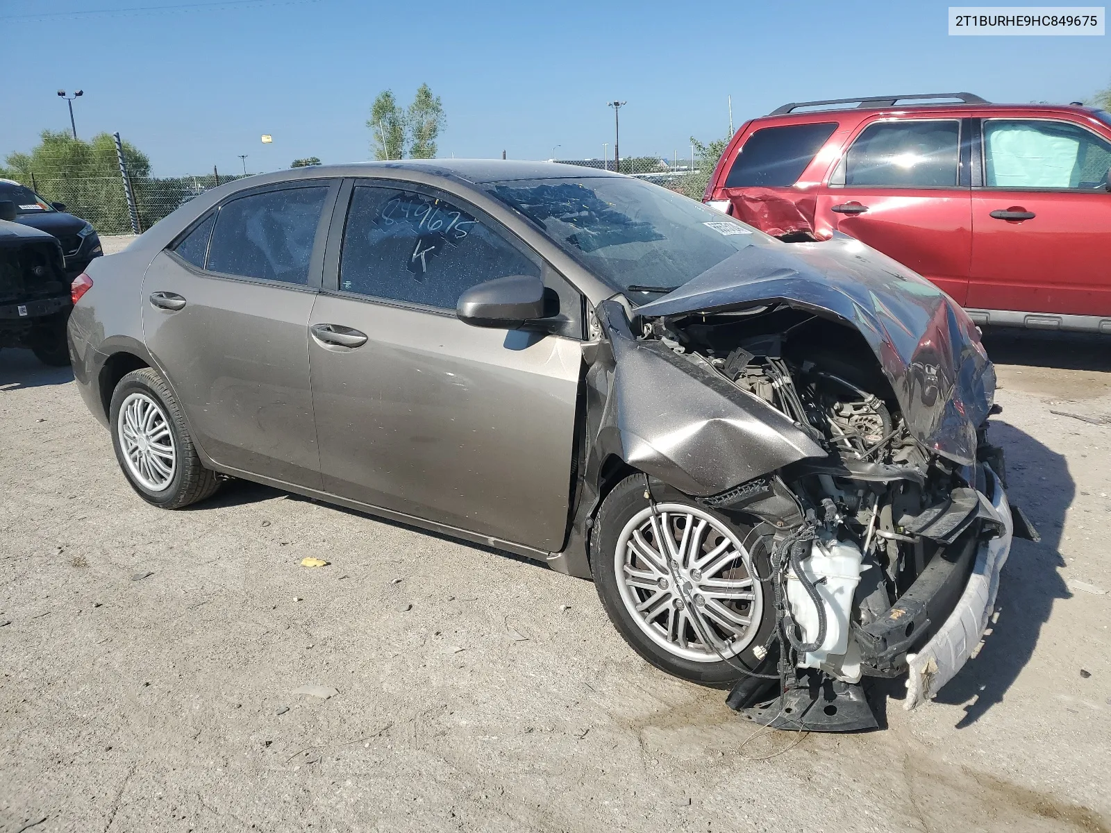 2017 Toyota Corolla L VIN: 2T1BURHE9HC849675 Lot: 66575124