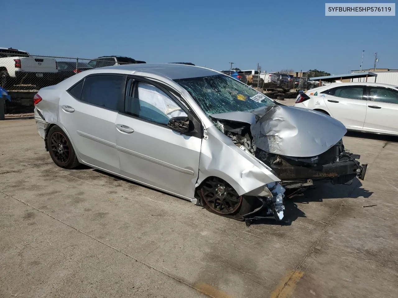 2017 Toyota Corolla L VIN: 5YFBURHE5HP576119 Lot: 66587464