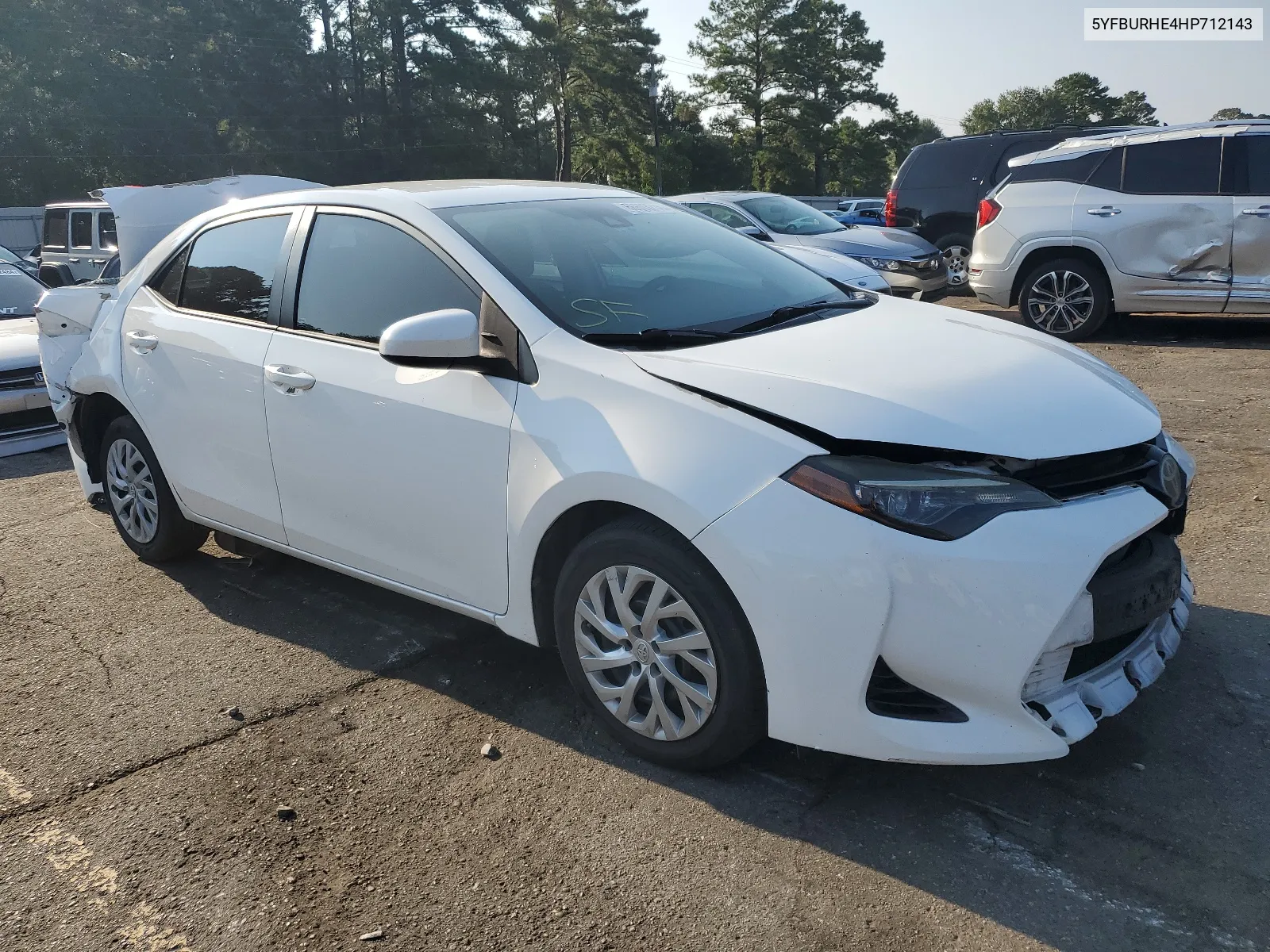 2017 Toyota Corolla L VIN: 5YFBURHE4HP712143 Lot: 66603714