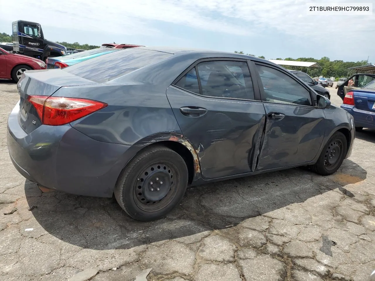 2017 Toyota Corolla L VIN: 2T1BURHE9HC799893 Lot: 67017244