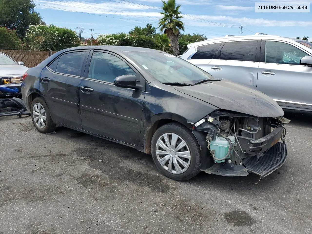 2017 Toyota Corolla L VIN: 2T1BURHE6HC915048 Lot: 67141034