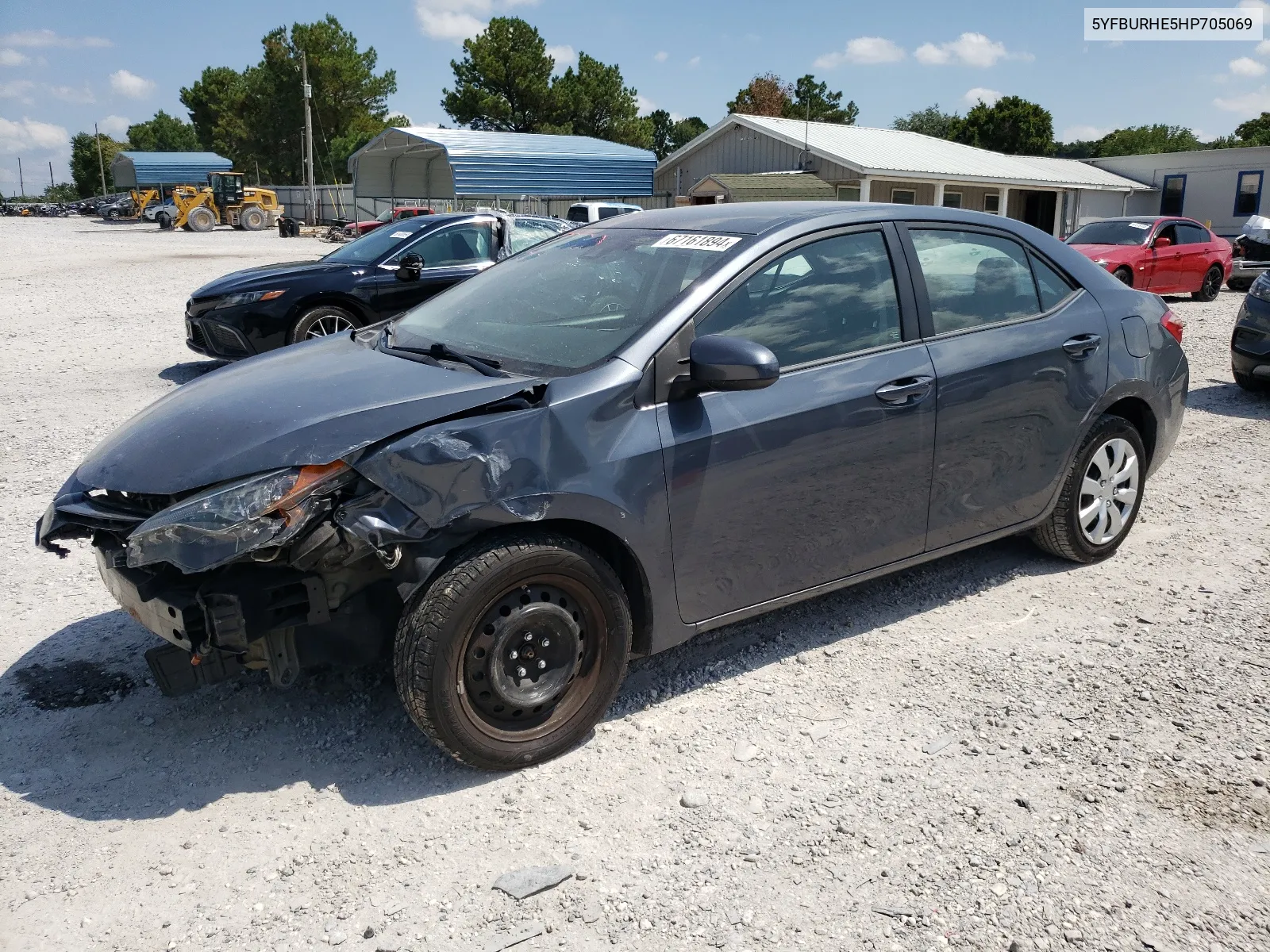 2017 Toyota Corolla L VIN: 5YFBURHE5HP705069 Lot: 67161894