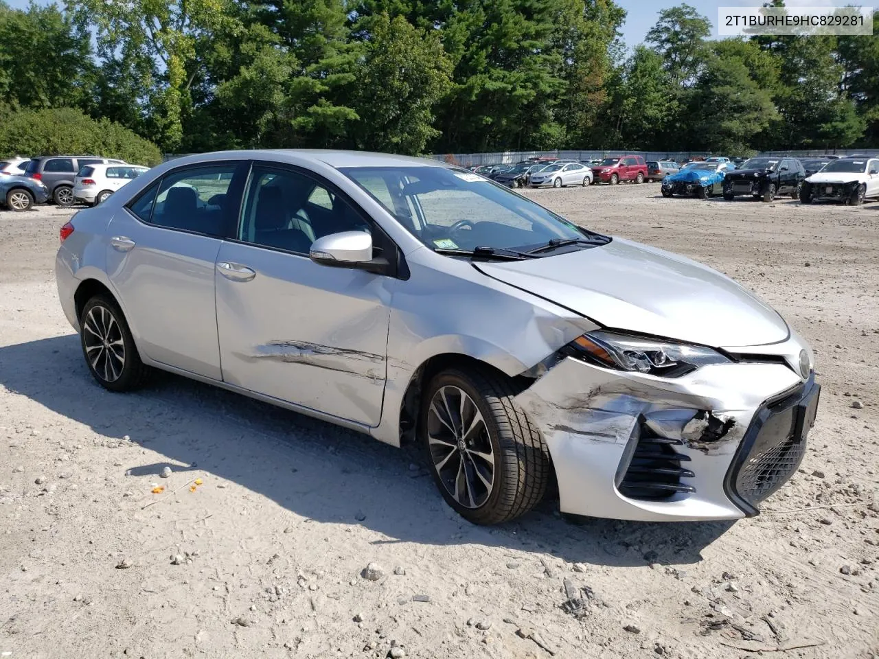 2017 Toyota Corolla L VIN: 2T1BURHE9HC829281 Lot: 67203754