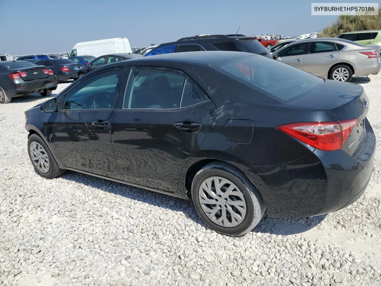 2017 Toyota Corolla L VIN: 5YFBURHE1HP570186 Lot: 67605364