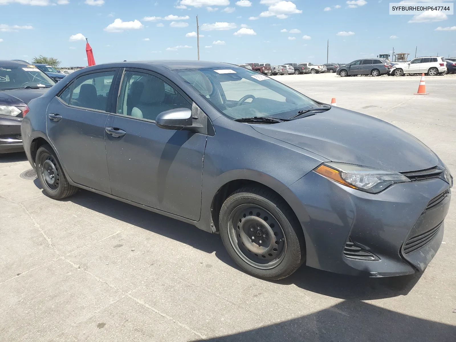 2017 Toyota Corolla L VIN: 5YFBURHE0HP647744 Lot: 67678004