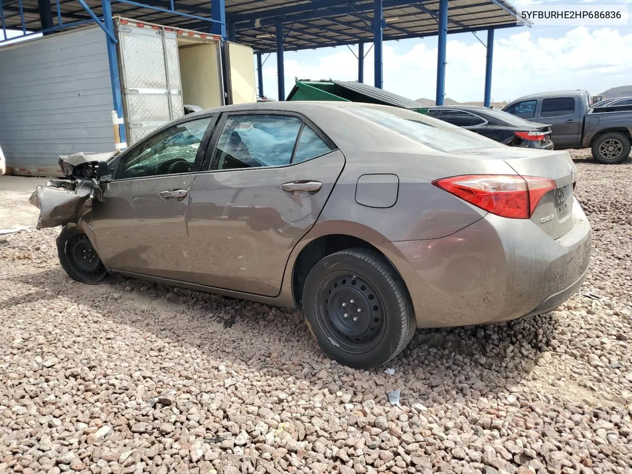 2017 Toyota Corolla L VIN: 5YFBURHE2HP686836 Lot: 67824034