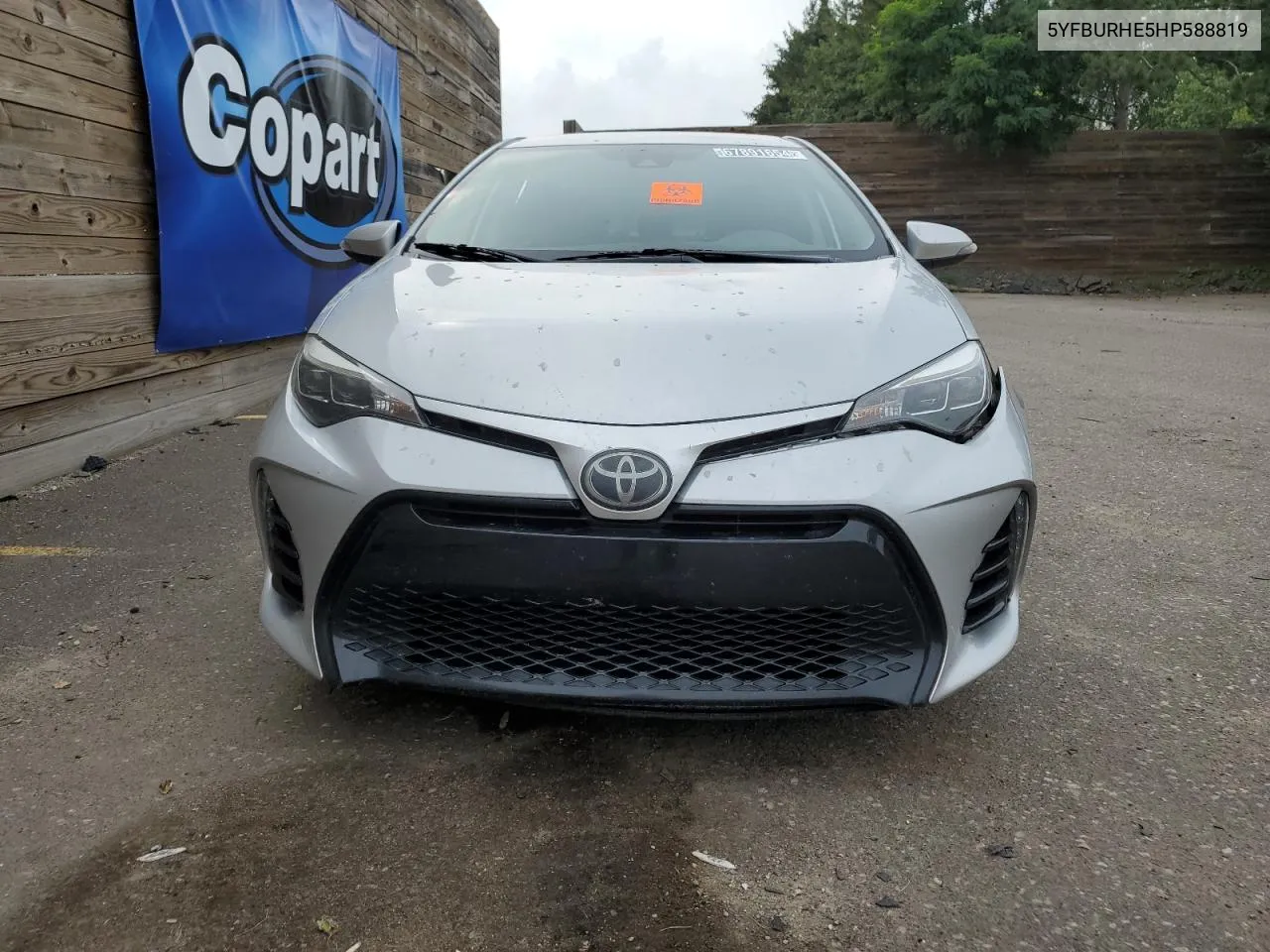 5YFBURHE5HP588819 2017 Toyota Corolla L