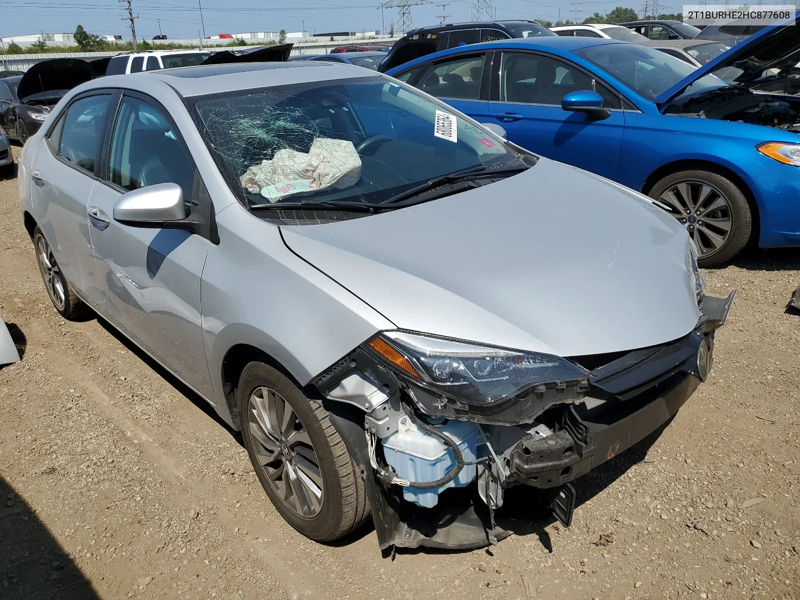 2017 Toyota Corolla L VIN: 2T1BURHE2HC877608 Lot: 68065364