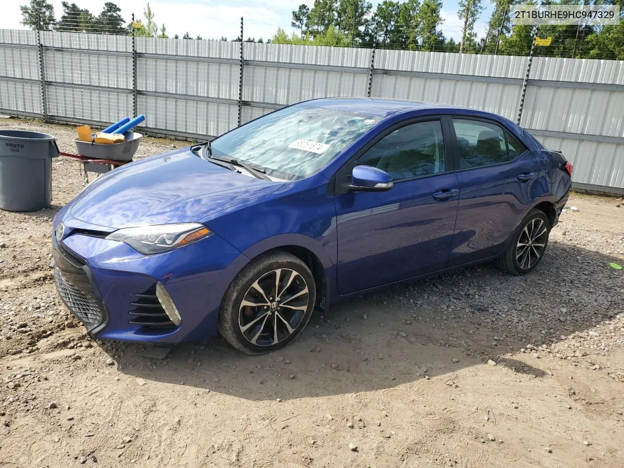 2017 Toyota Corolla L VIN: 2T1BURHE9HC947329 Lot: 68251874