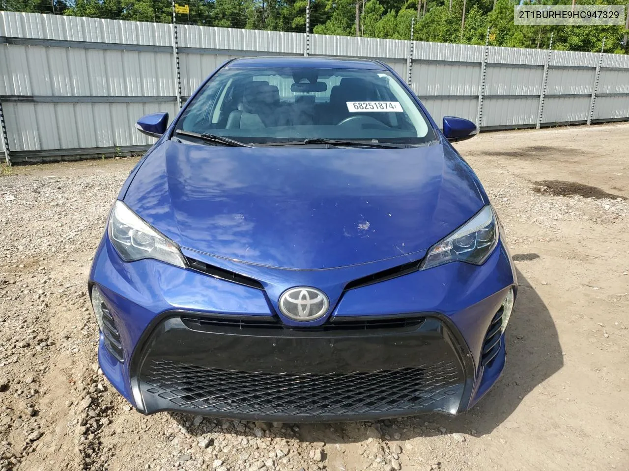 2017 Toyota Corolla L VIN: 2T1BURHE9HC947329 Lot: 68251874