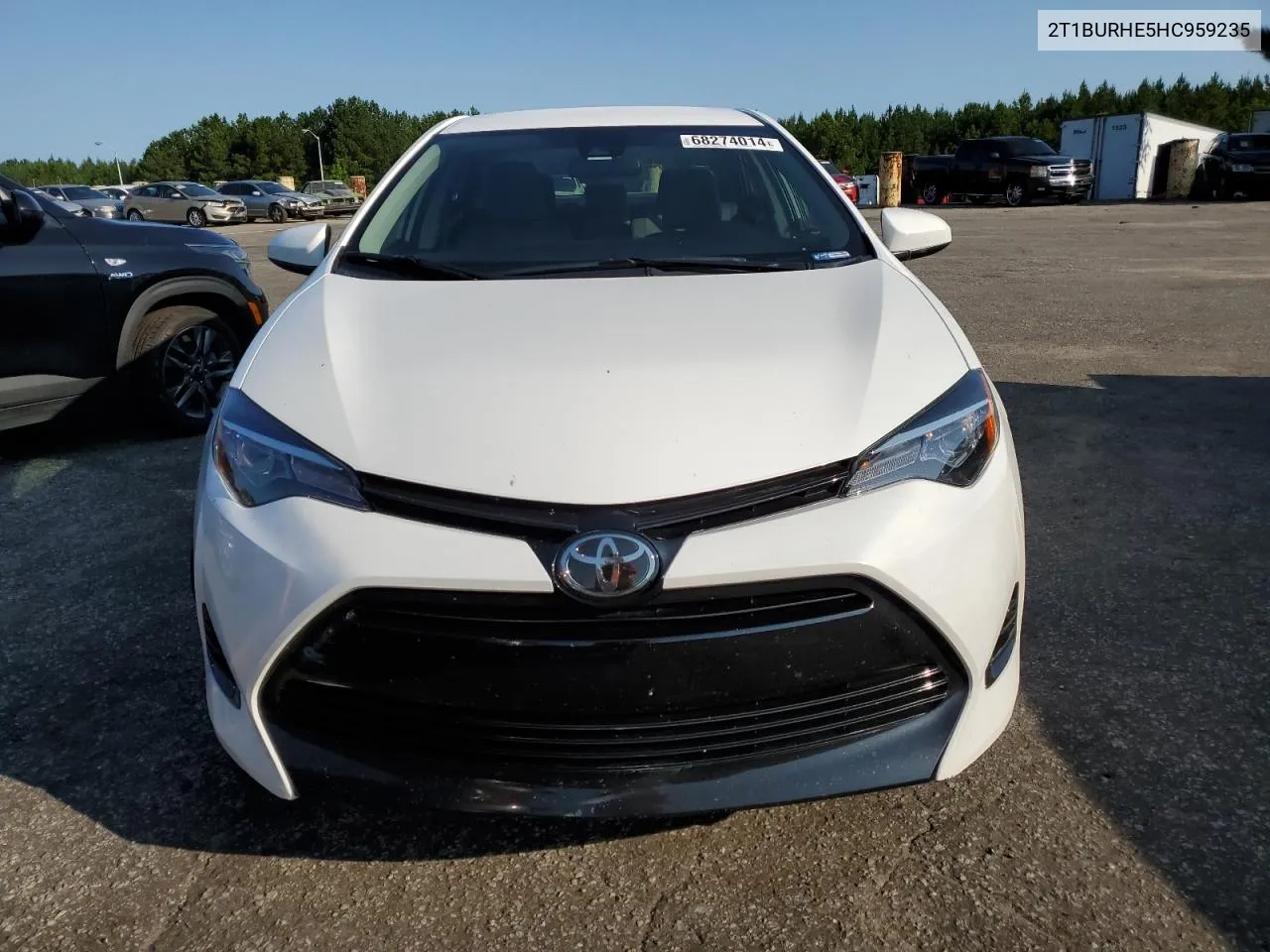 2017 Toyota Corolla L VIN: 2T1BURHE5HC959235 Lot: 68274014