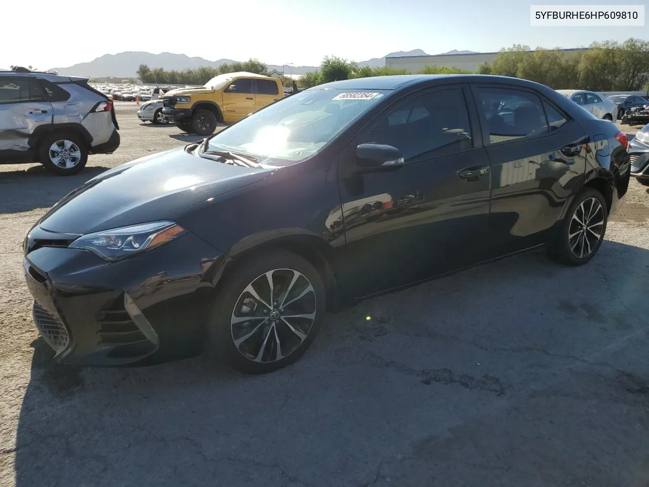 2017 Toyota Corolla L VIN: 5YFBURHE6HP609810 Lot: 68582354