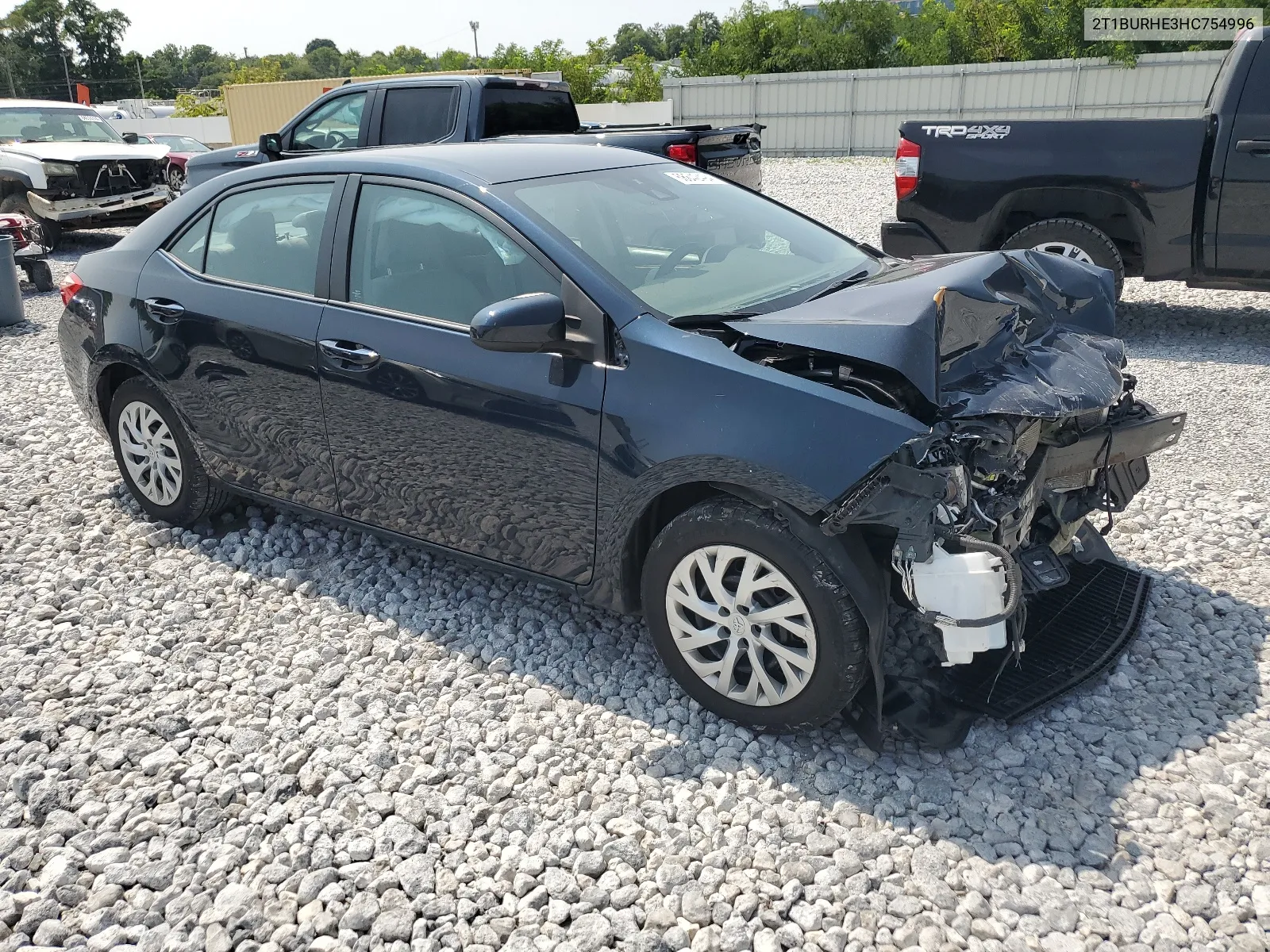 2017 Toyota Corolla L VIN: 2T1BURHE3HC754996 Lot: 68642494