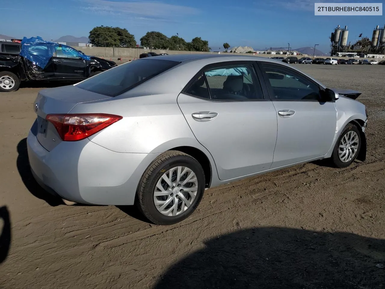 2017 Toyota Corolla L VIN: 2T1BURHE8HC840515 Lot: 68702634