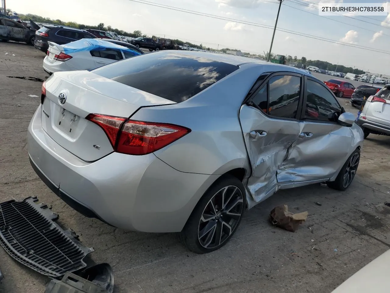 2017 Toyota Corolla L VIN: 2T1BURHE3HC783558 Lot: 68800974