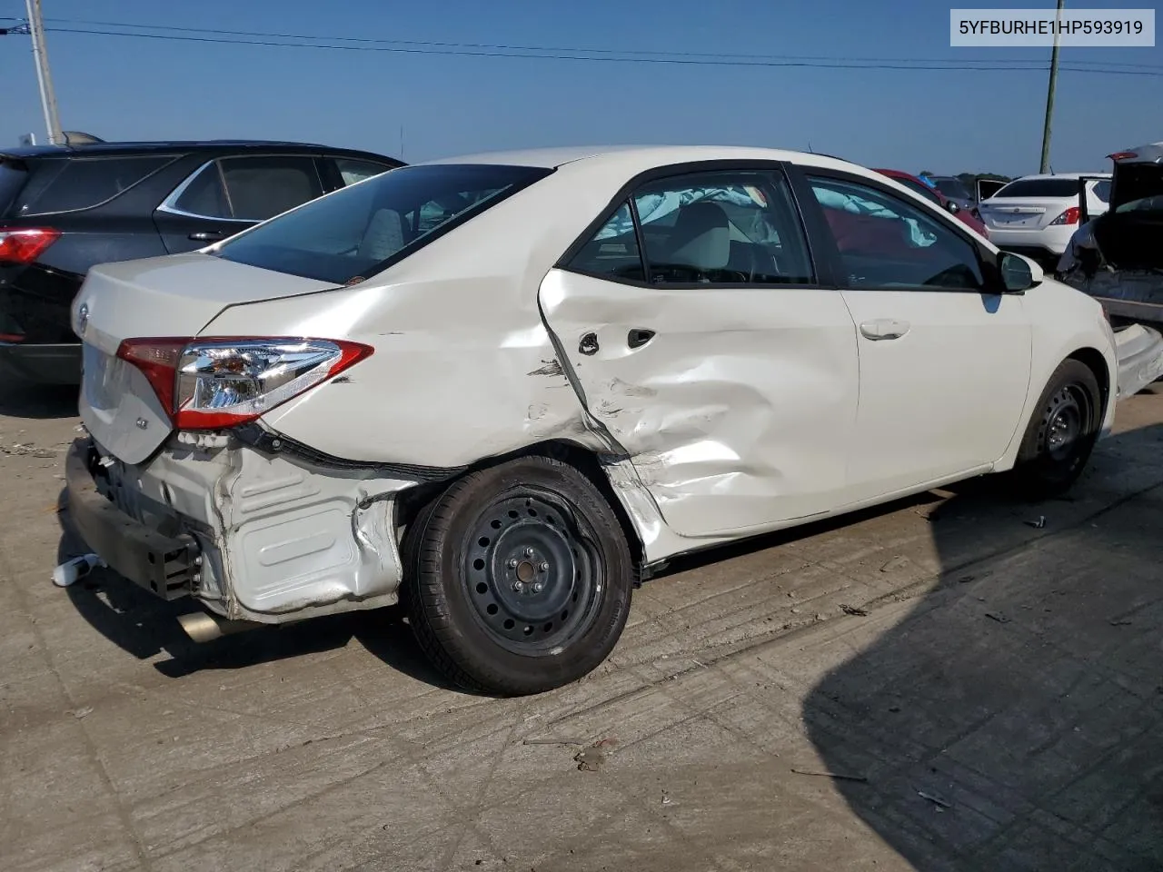 2017 Toyota Corolla L VIN: 5YFBURHE1HP593919 Lot: 68876104