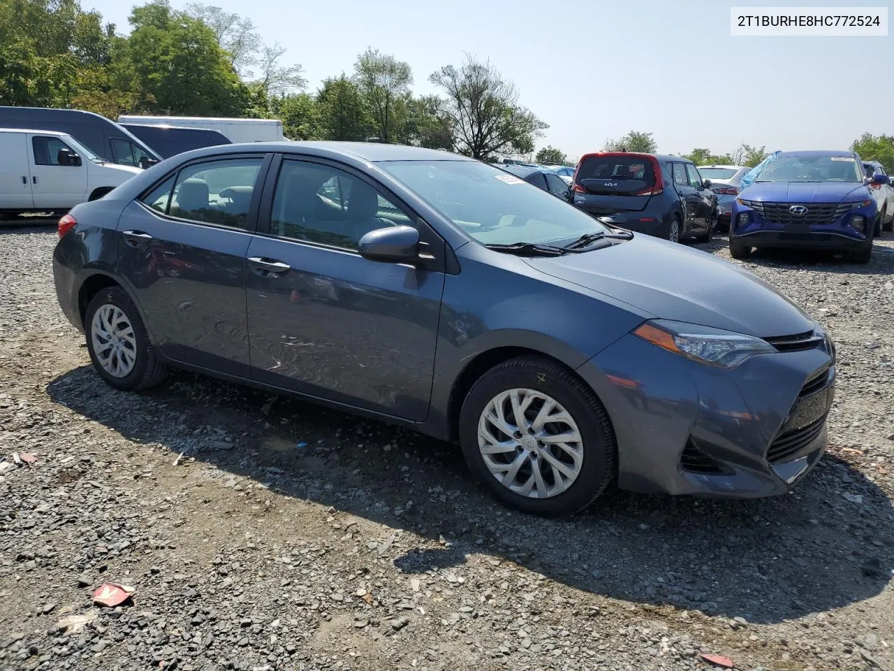 2017 Toyota Corolla L VIN: 2T1BURHE8HC772524 Lot: 68950064