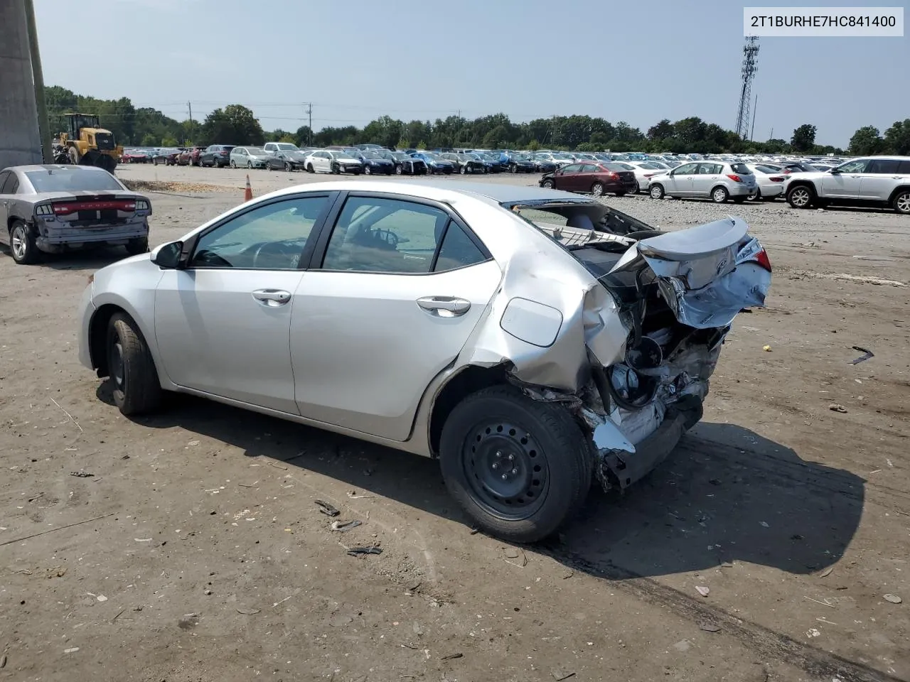 2017 Toyota Corolla L VIN: 2T1BURHE7HC841400 Lot: 69029724