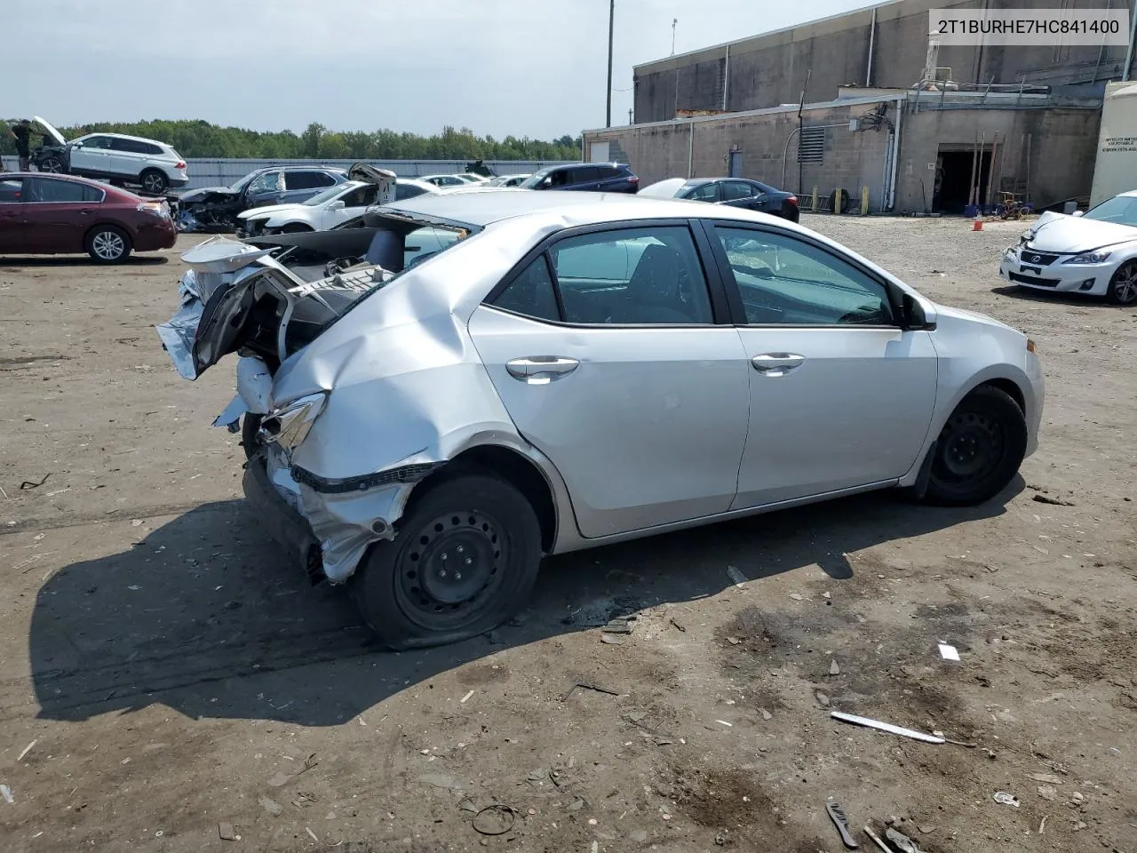 2017 Toyota Corolla L VIN: 2T1BURHE7HC841400 Lot: 69029724