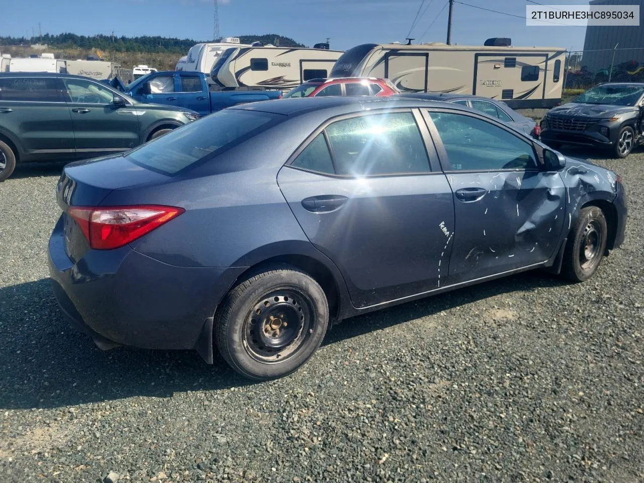 2017 Toyota Corolla L VIN: 2T1BURHE3HC895034 Lot: 69052884