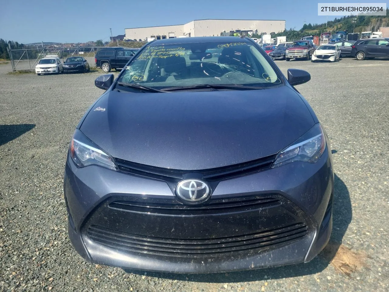 2017 Toyota Corolla L VIN: 2T1BURHE3HC895034 Lot: 69052884