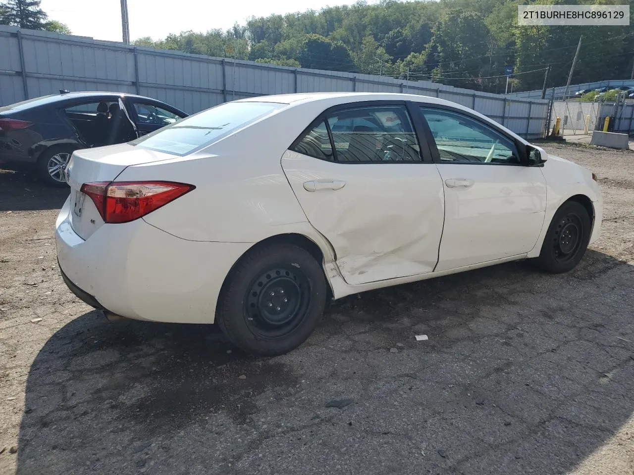 2017 Toyota Corolla L VIN: 2T1BURHE8HC896129 Lot: 69063494