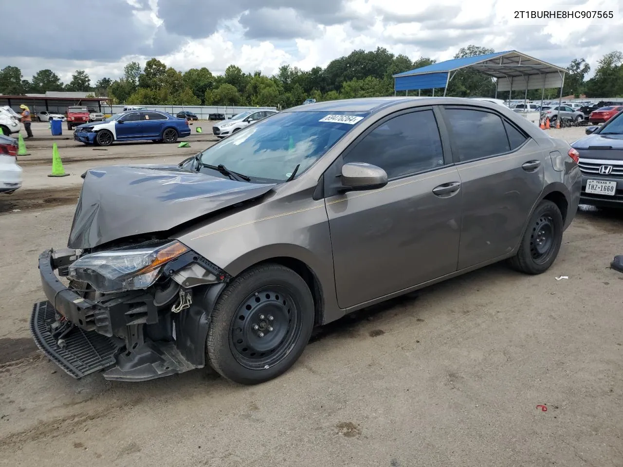 2017 Toyota Corolla L VIN: 2T1BURHE8HC907565 Lot: 69476264