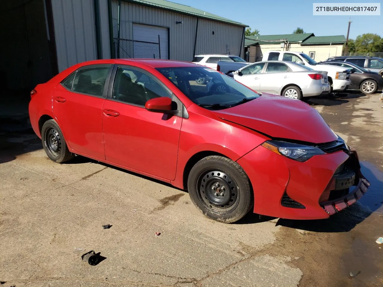 2017 Toyota Corolla L VIN: 2T1BURHE0HC817407 Lot: 69534364