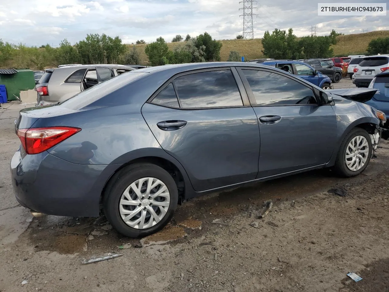 2017 Toyota Corolla L VIN: 2T1BURHE4HC943673 Lot: 69603894