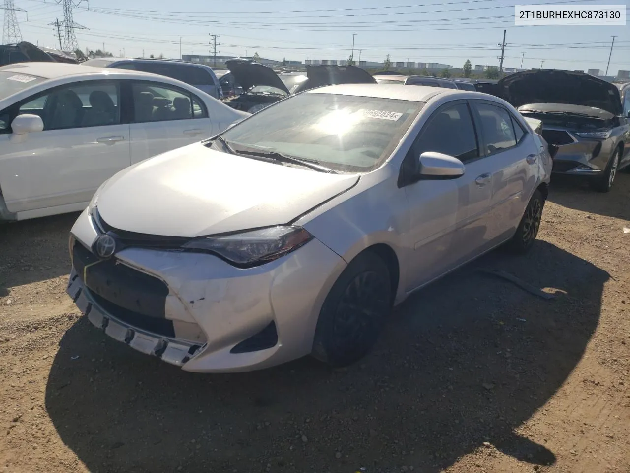 2017 Toyota Corolla L VIN: 2T1BURHEXHC873130 Lot: 69692824