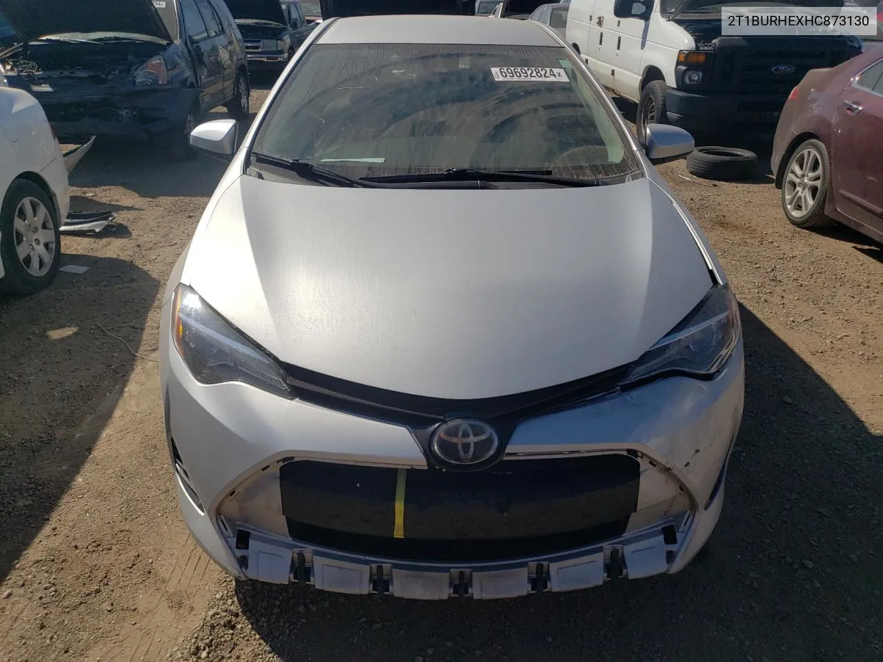 2T1BURHEXHC873130 2017 Toyota Corolla L