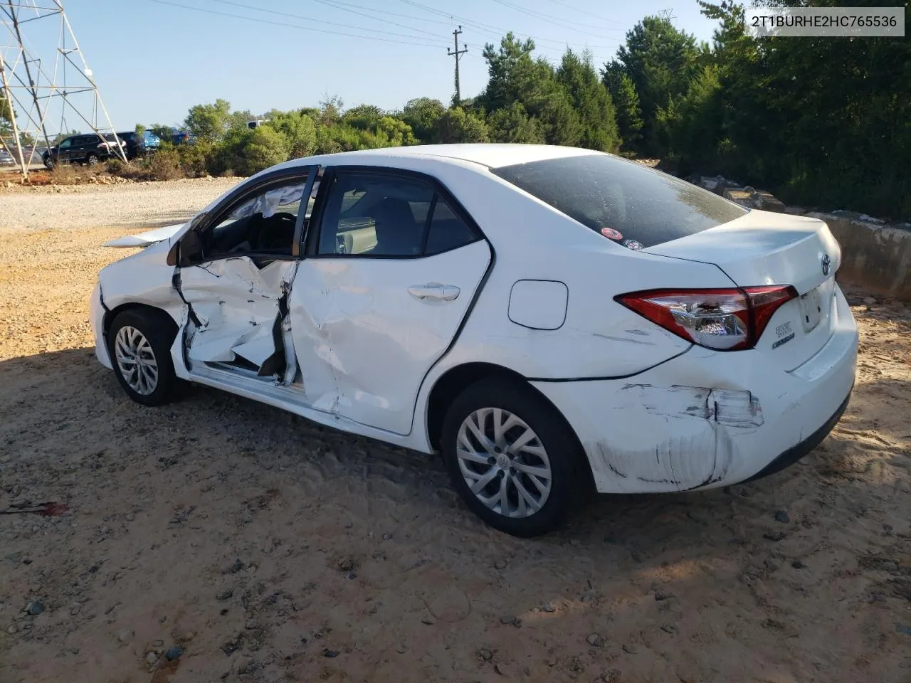 2017 Toyota Corolla L VIN: 2T1BURHE2HC765536 Lot: 69833444