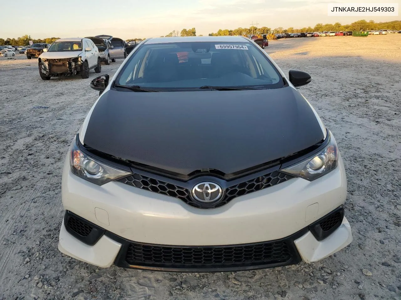 2017 Toyota Corolla Im VIN: JTNKARJE2HJ549303 Lot: 69957964