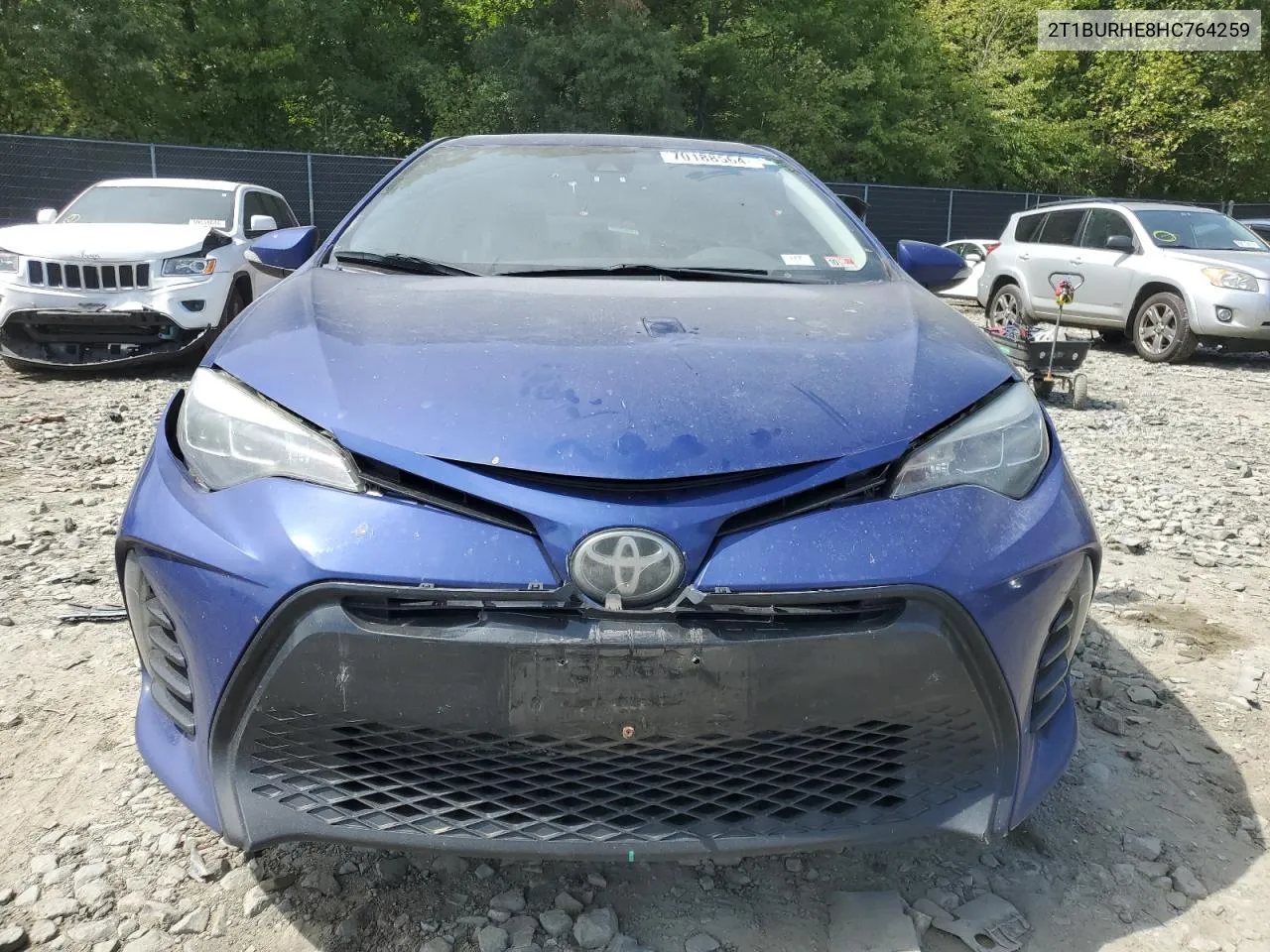 2017 Toyota Corolla L VIN: 2T1BURHE8HC764259 Lot: 70188564