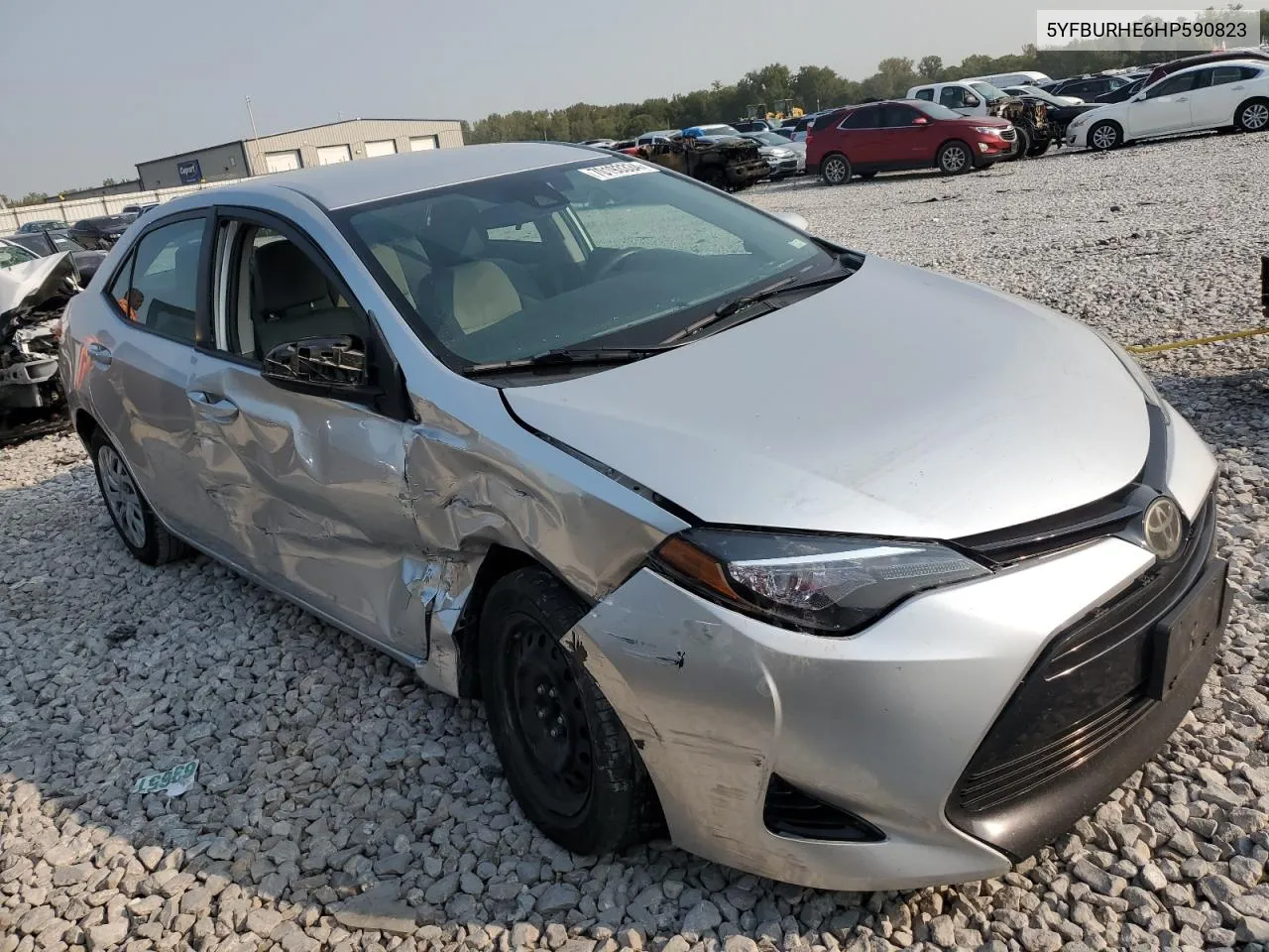 2017 Toyota Corolla L VIN: 5YFBURHE6HP590823 Lot: 70193334