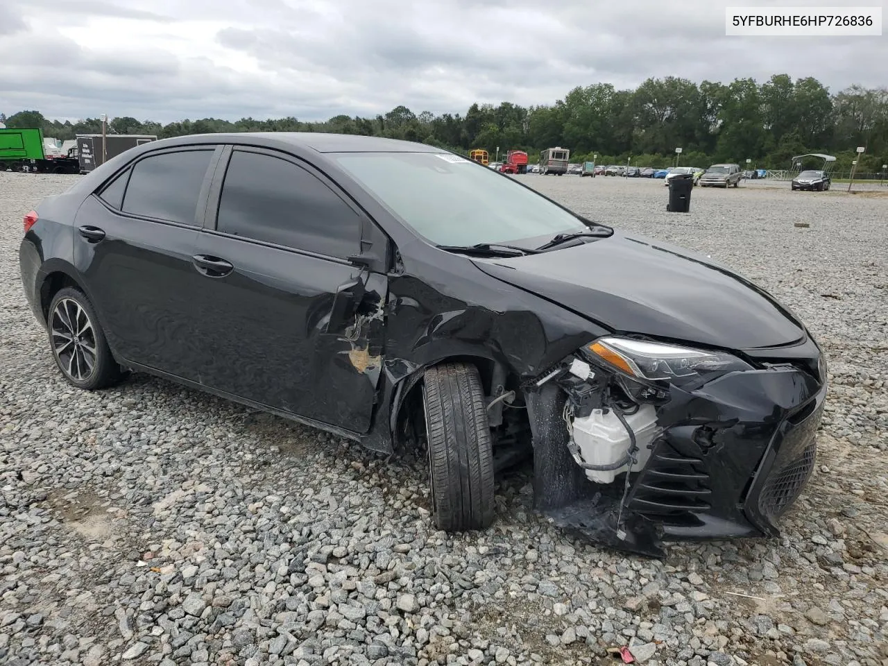 2017 Toyota Corolla L VIN: 5YFBURHE6HP726836 Lot: 70208984