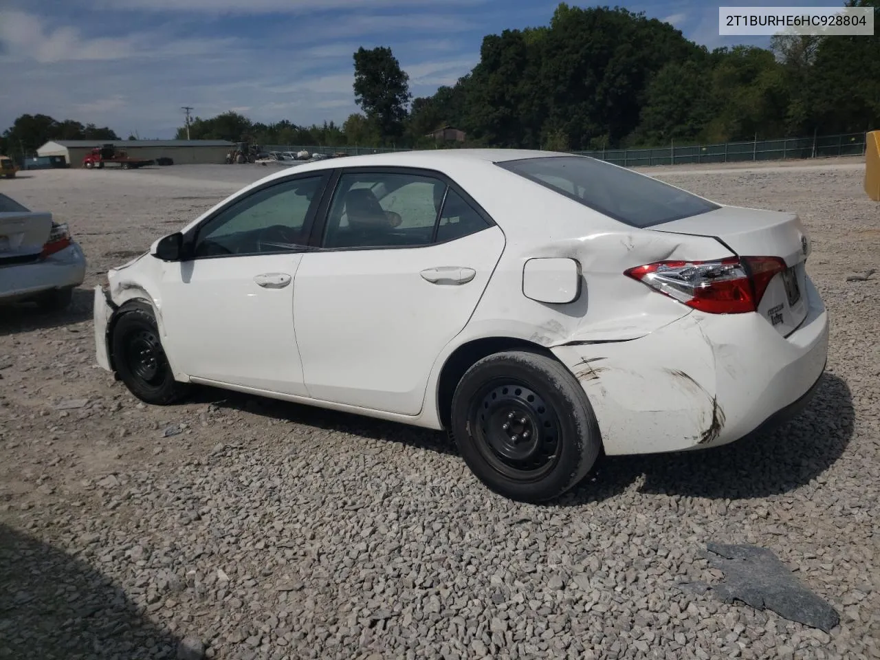 2017 Toyota Corolla L VIN: 2T1BURHE6HC928804 Lot: 70230494