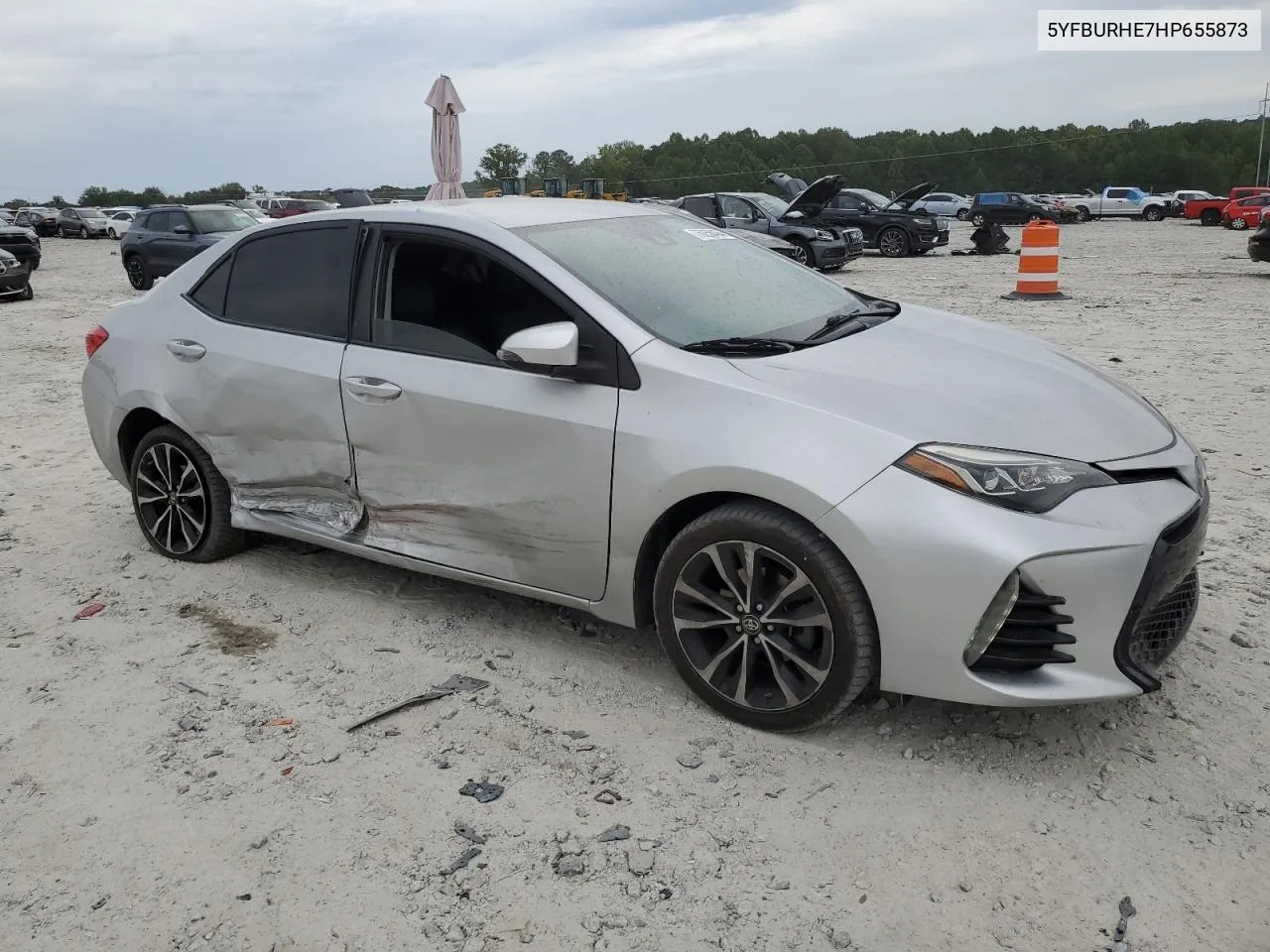 2017 Toyota Corolla L VIN: 5YFBURHE7HP655873 Lot: 70258484