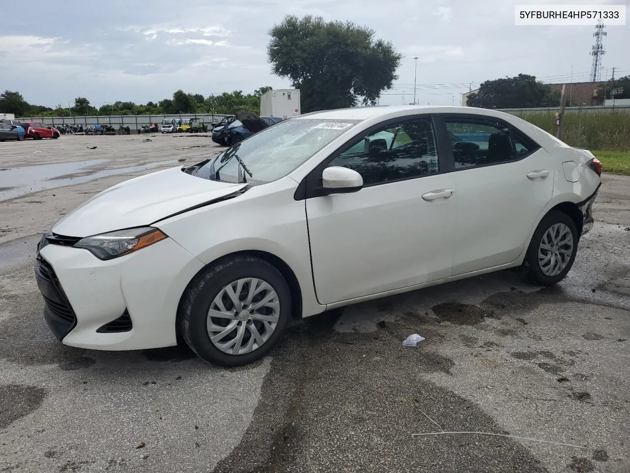 2017 Toyota Corolla L VIN: 5YFBURHE4HP571333 Lot: 70460744