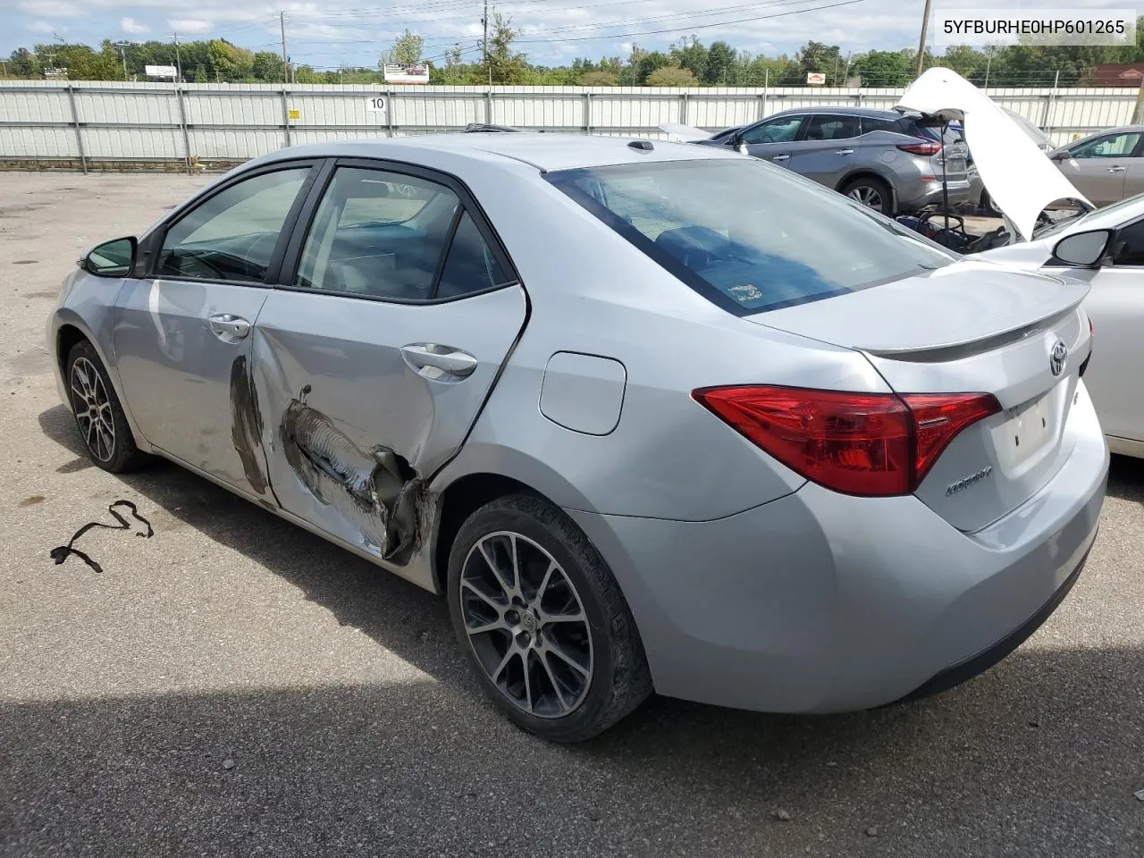 2017 Toyota Corolla L VIN: 5YFBURHE0HP601265 Lot: 70471314