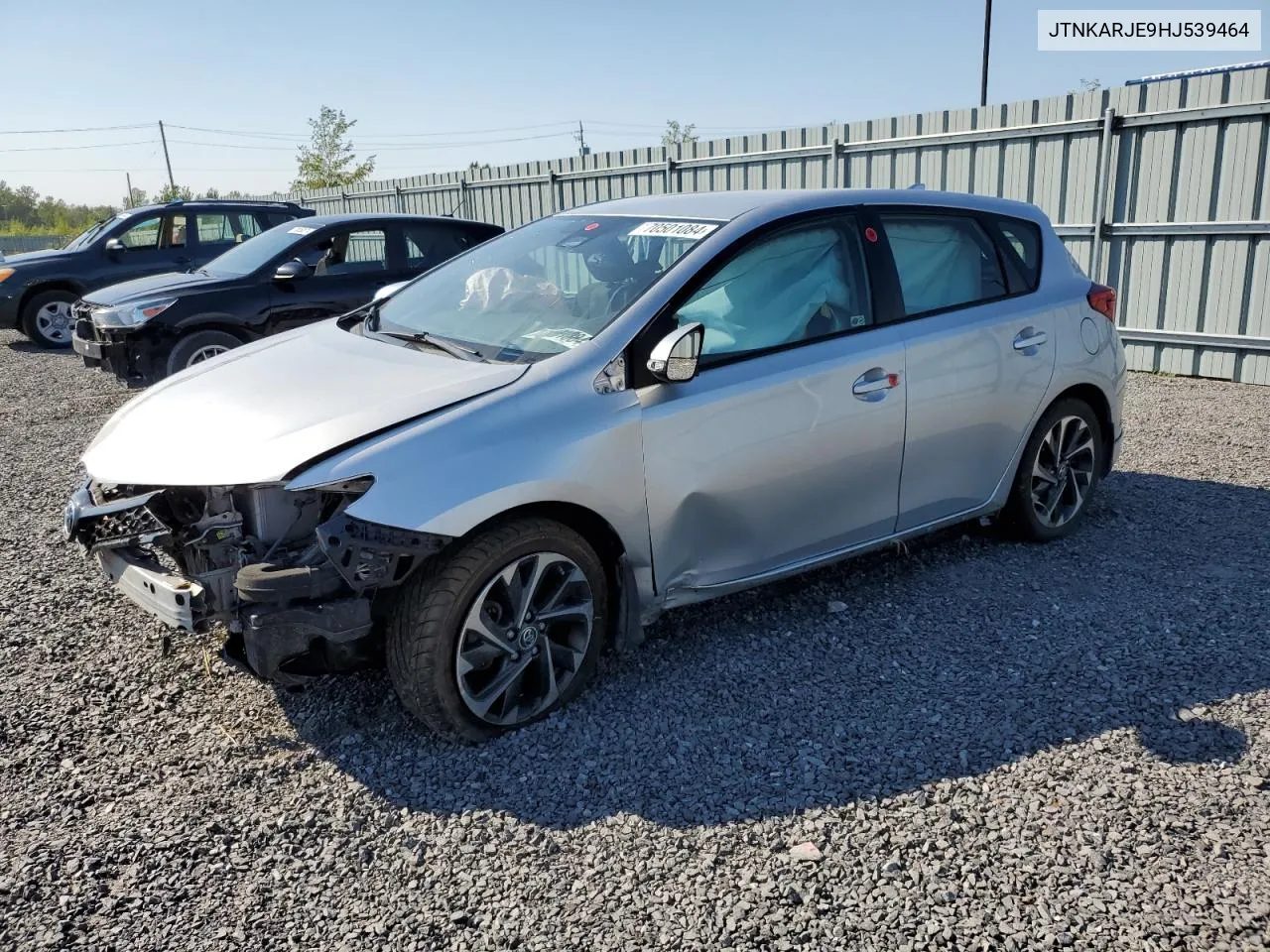 JTNKARJE9HJ539464 2017 Toyota Corolla Im