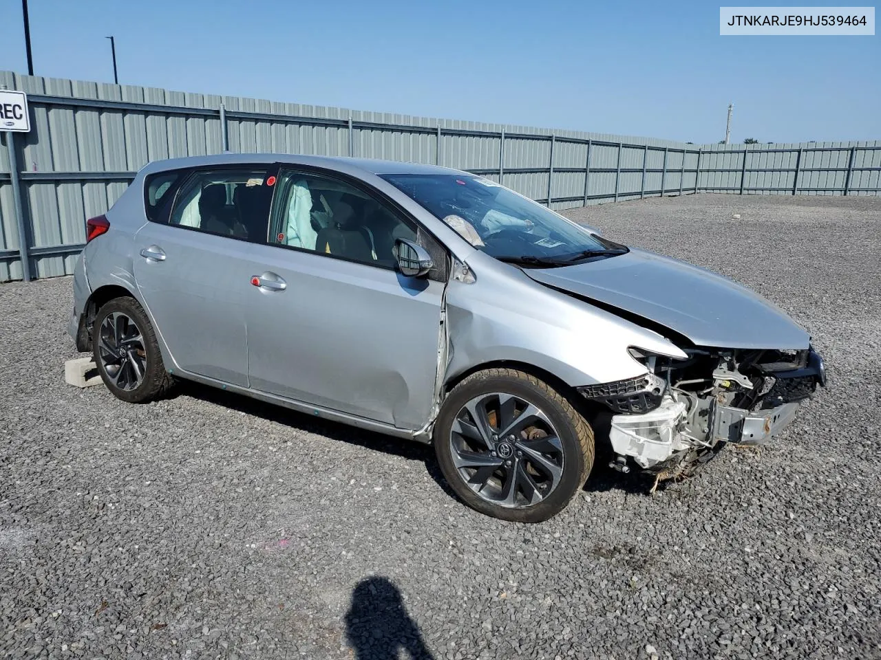 2017 Toyota Corolla Im VIN: JTNKARJE9HJ539464 Lot: 70501084