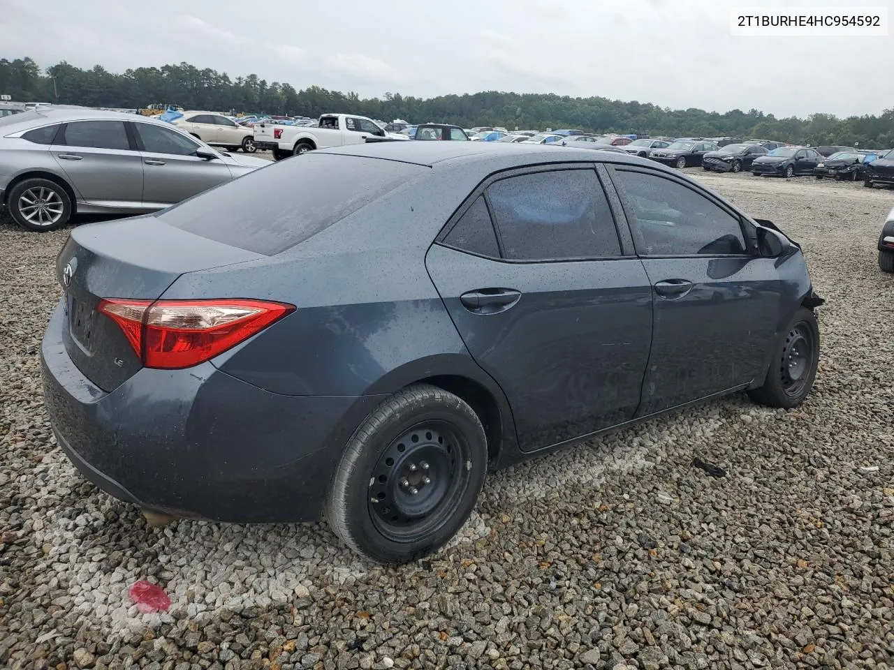 2017 Toyota Corolla L VIN: 2T1BURHE4HC954592 Lot: 70638104