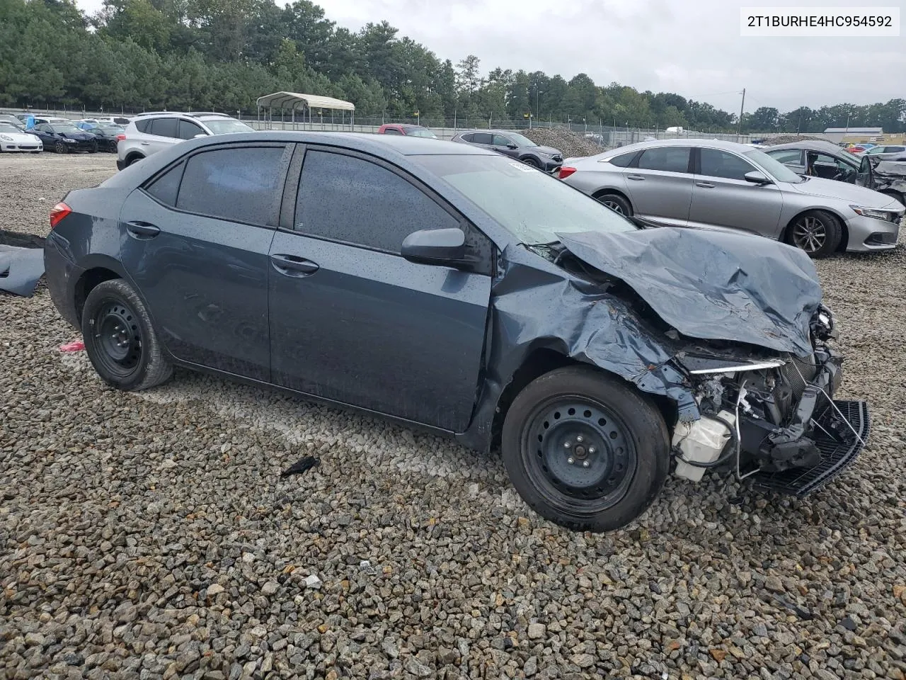 2017 Toyota Corolla L VIN: 2T1BURHE4HC954592 Lot: 70638104