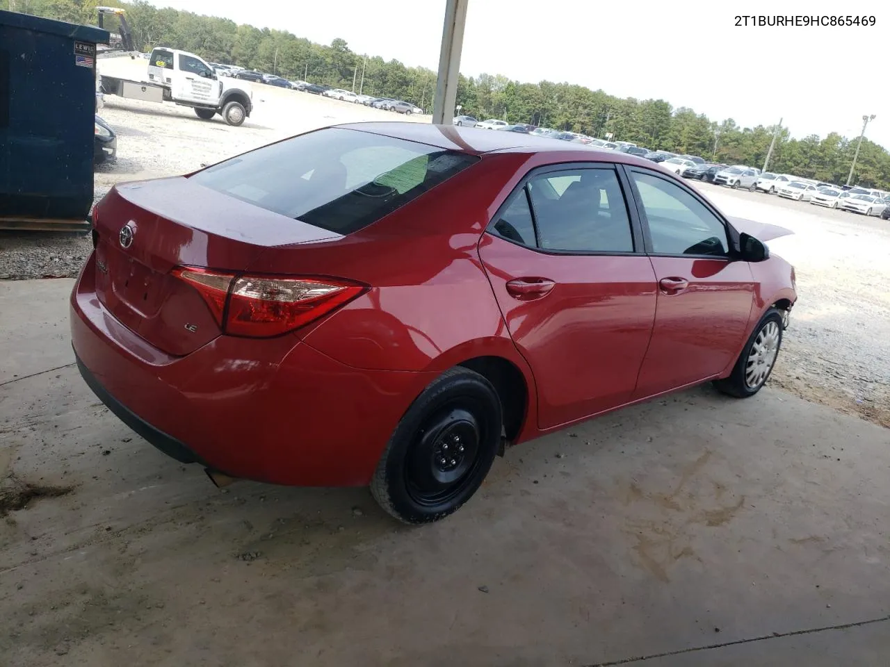 2017 Toyota Corolla L VIN: 2T1BURHE9HC865469 Lot: 70702344